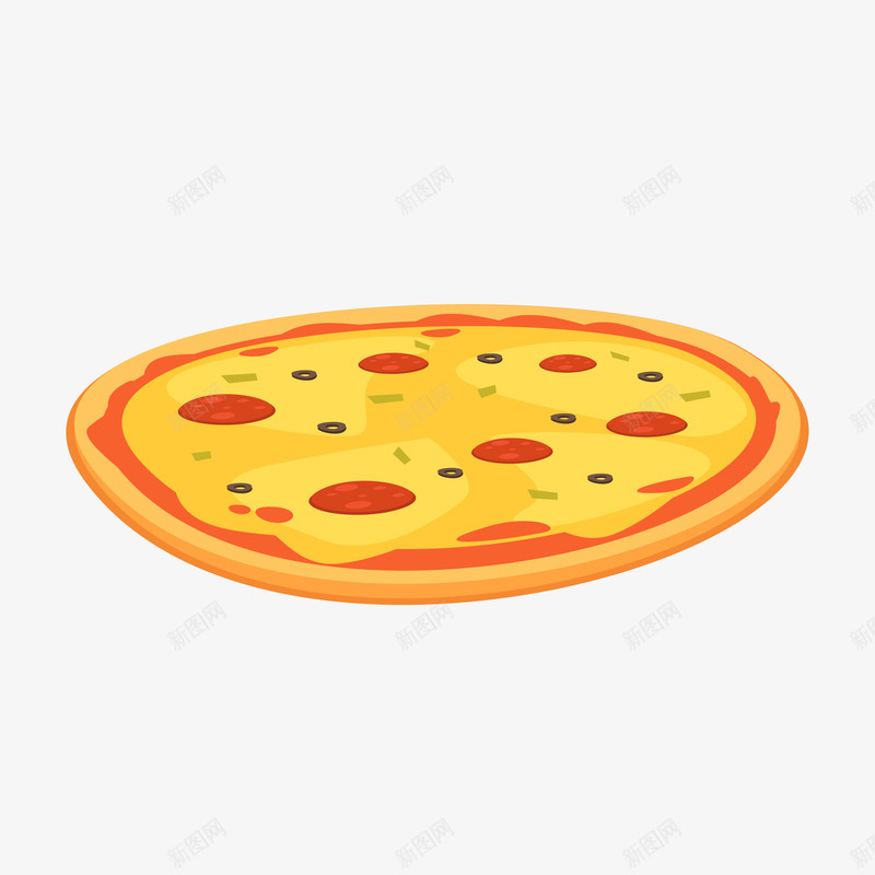 卡通出锅的披萨饼矢量图eps免抠素材_新图网 https://ixintu.com 卡通 卡通披萨 卡通披萨饼 披萨饼 美味 美味披萨 矢量图