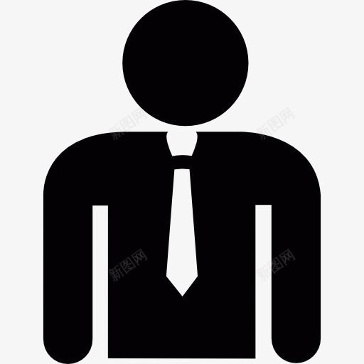商人图标png_新图网 https://ixintu.com 技术 管理员 经理 领带