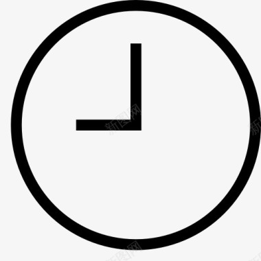 圈时钟历史概述最近的时间表时间图标图标