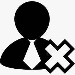 十字架象征删除联系人符号界面图标高清图片
