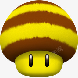 蜜蜂蘑菇SuperMarioicons图标png_新图网 https://ixintu.com Bee Mushroom 蘑菇 蜜蜂