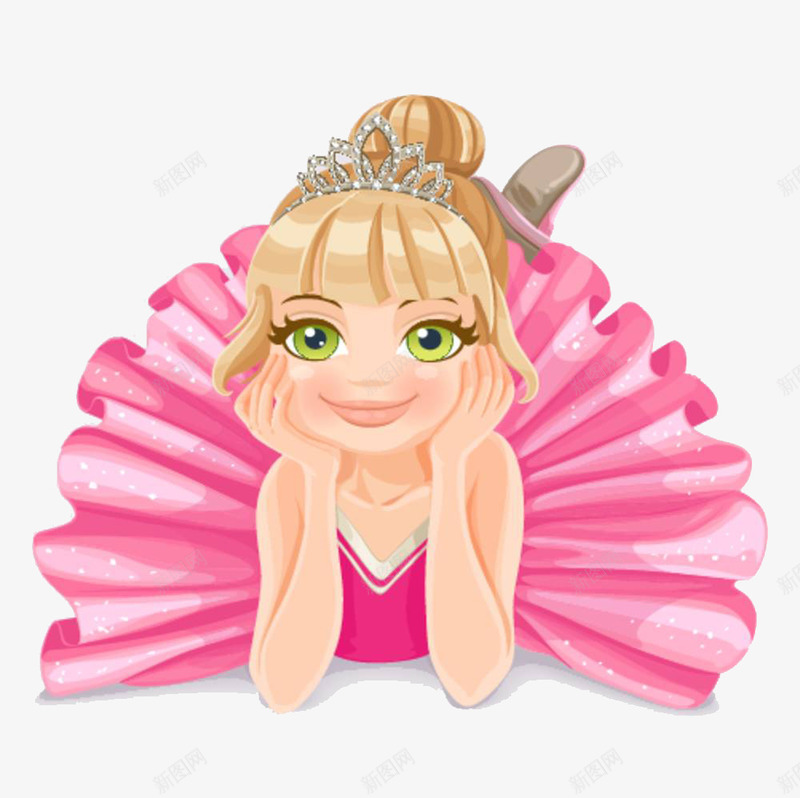穿粉色礼服表演的可爱女孩png免抠素材_新图网 https://ixintu.com 儿童礼服 儿童舞蹈班 公主表演 可爱 女孩 穿粉色礼服 舞蹈表演 表演