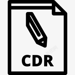 CDR格式CDR图标高清图片