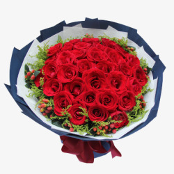 红色玫瑰花花朵礼物花束素材
