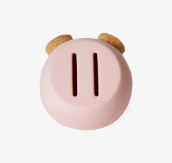 粉色猪鼻子样式储钱罐素材