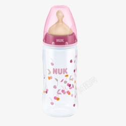 紫色NUK奶瓶NUK粉色奶瓶高清图片