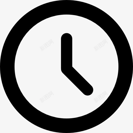 时钟圆形轮廓图标png_新图网 https://ixintu.com 圆形轮廓 工具 工具和器具 接口 时钟 时间 符号 酷的图标