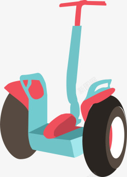 矮小矮小的轮毂平衡车高清图片