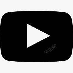标准字的YouTubeYouTube的象征图标高清图片