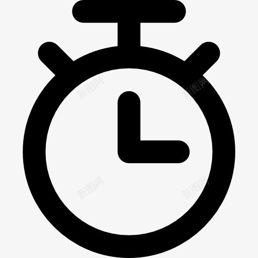 图标png_新图网 https://ixintu.com 器皿等 定时器 工具 界面 秒表 秒表矢量卡通图 计时器
