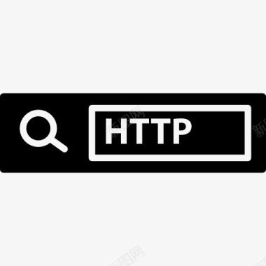 HTTP搜索符号图标图标