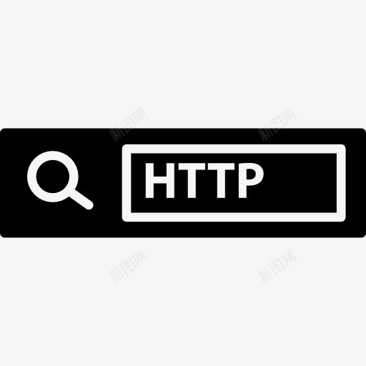 HTTP搜索符号图标png_新图网 https://ixintu.com SEO http 互联网接口 搜索 搜索域 矩形 链接