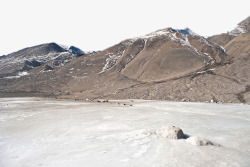 白色山顶珠穆朗玛峰高清图片