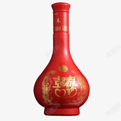 沙漠春喜酒内蒙古名酒png免抠素材_新图网 https://ixintu.com 产品实物 内蒙古名酒 喜酒 沙漠春 白酒