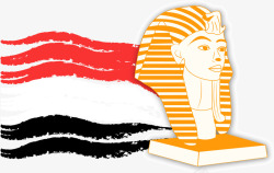 埃及景区手绘世界著名建筑高清图片
