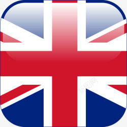 英国彩旗创意英国旗图标高清图片