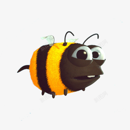 写实卡通小蜜蜂png免抠素材_新图网 https://ixintu.com 写实 卡通 卡通蜜蜂 蜜蜂 黄色