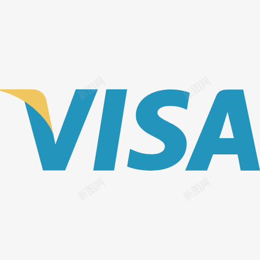 签证图标png_新图网 https://ixintu.com 信用卡 借记卡 品牌和标识 商务 商务和购物 支付 支付方式 签证