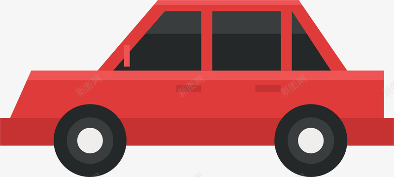 红色小型奔驰矢量图ai免抠素材_新图网 https://ixintu.com SUV 奔驰 奔驰GLA 红色小型 著名品牌 豪车 矢量图