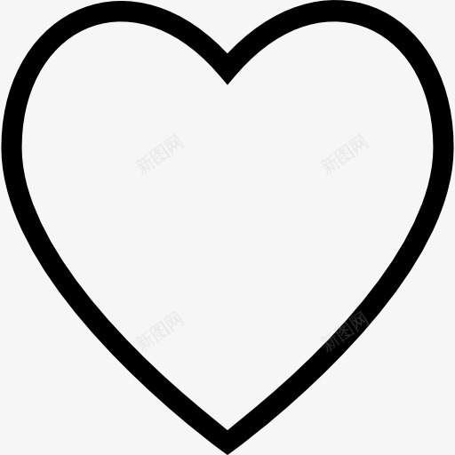 心脏外形像界面符号图标png_新图网 https://ixintu.com 形状 心 概述 爱 界面 符号 缪图标 轮廓像