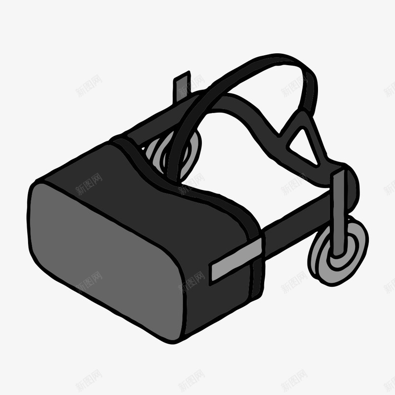 虚拟现实VR眼镜矢量图ai免抠素材_新图网 https://ixintu.com 智能穿戴 眼镜 矢量图设计 科技 虚拟现实 虚拟现实VR眼镜 设计 矢量图
