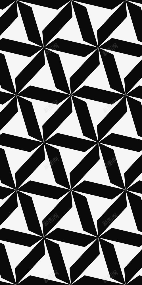 黑色四边形组成的三角形psd免抠素材_新图网 https://ixintu.com 几何 极简 背景 黑色