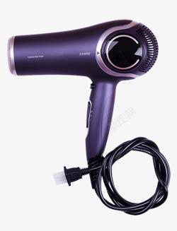 吹风筒模型紫色吹风筒高清图片