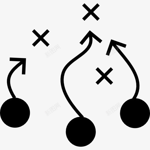 策略草图图标png_新图网 https://ixintu.com 十字架 接口 点 符号 策略 箭头 素描 象征