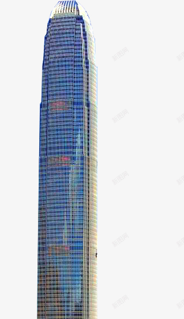 蓝色反光城市建筑png免抠素材_新图网 https://ixintu.com 地标 城市 大厦 蓝色 高楼