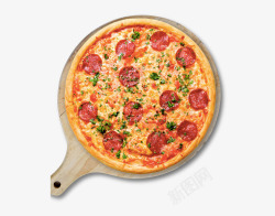 火腿披萨素材