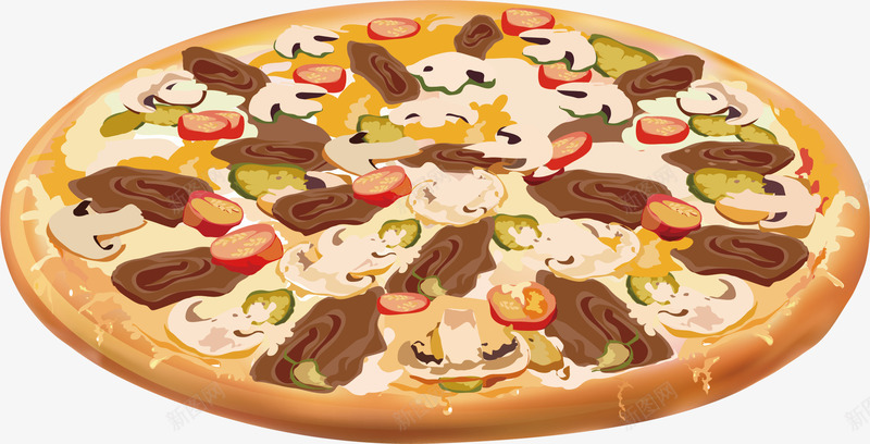 食物意式美食披萨矢量图ai免抠素材_新图网 https://ixintu.com 意式披萨 意式美食披萨 手绘披萨 披萨 榴莲披萨 水果披萨 美食 矢量图