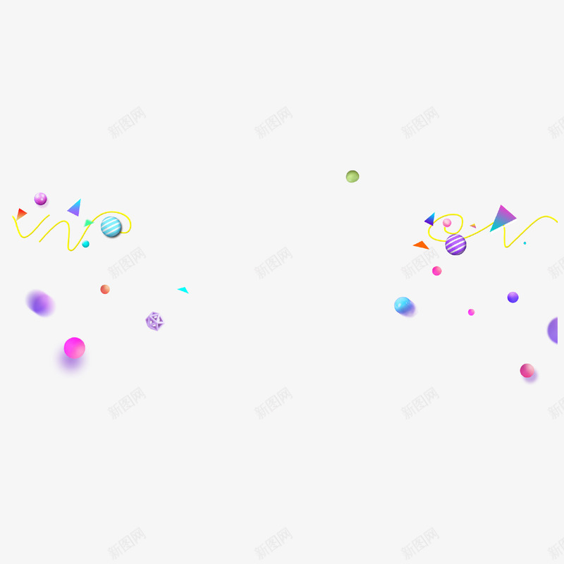彩色圆形几何png免抠素材_新图网 https://ixintu.com 光泽 几何 图形 圆形 彩色 散布 纹理 质感