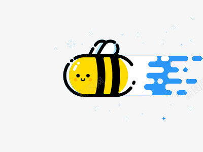 小蜜蜂png免抠素材_新图网 https://ixintu.com 可爱 插画 蜜蜂 黄色