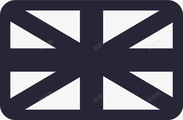 英国国旗矢量图图标eps_新图网 https://ixintu.com 英国国旗 矢量图