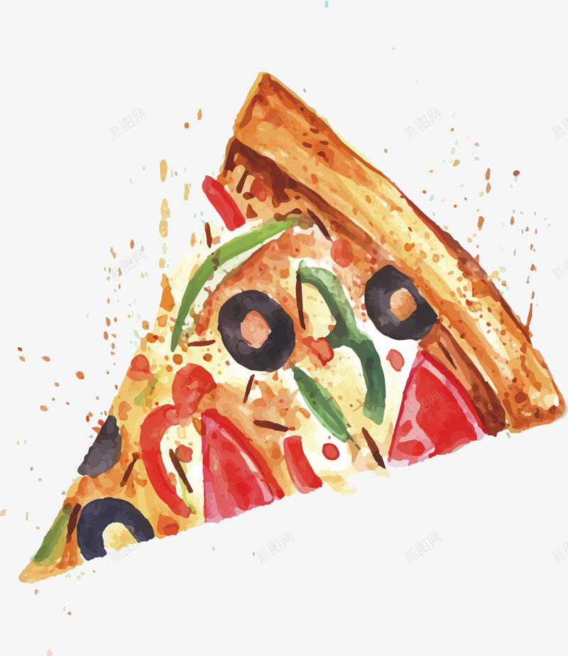 外带美味意式披萨矢量图ai免抠素材_新图网 https://ixintu.com 意式披萨 手绘风 披萨 披萨饼 矢量png 美味披萨 矢量图