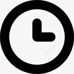 时钟的轮廓时钟总界面符号图标高清图片