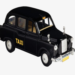 英国出租车英式出租车手绘高清图片