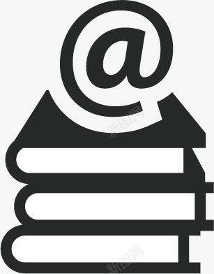 在线教育元素图标png_新图网 https://ixintu.com 书 在线 教育 黑色