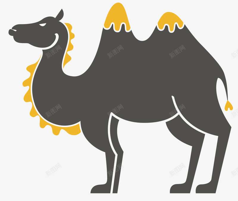 骆驼png免抠素材_新图网 https://ixintu.com 沙漠 驼峰 骆驼 高大
