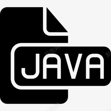 java文件接口黑色象征图标图标