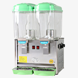 绿色饮料机全自动双缸奶茶机高清图片
