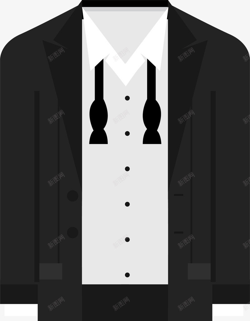 领带西服png免抠素材_新图网 https://ixintu.com 旧款衣服 旧衣 淘汰的衣服 老旧的衣服 陈旧 领带