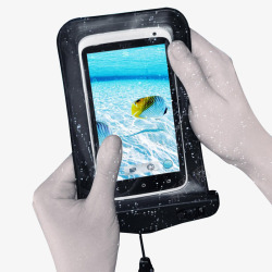 水中拍照手机防水袋高清图片