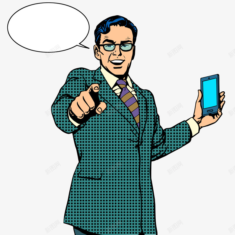 拿手机的人png免抠素材_新图网 https://ixintu.com png图形 png装饰 人 对话框 手机 装饰