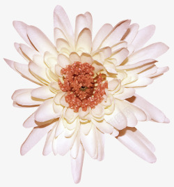 布制装饰绽放的淡粉色花朵高清图片
