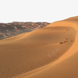 浩瀚的金色沙漠沙丘素材