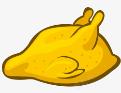 金黄色的鸡翅一只整个的鸡高清图片