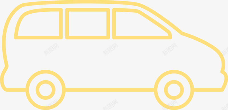 黄色线条奔驰矢量图eps免抠素材_新图网 https://ixintu.com SUV 奔驰 奔驰GLA 著名品牌 豪车 黄色线条 矢量图