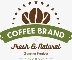 coffee咖啡店装饰图案复古咖啡标签高清图片