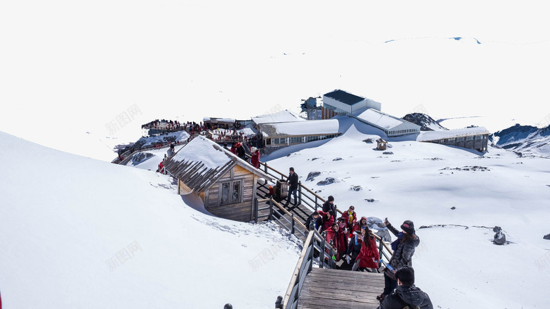 云南玉龙雪山风景psd免抠素材_新图网 https://ixintu.com 名胜古迹 旅游风景 著名建筑